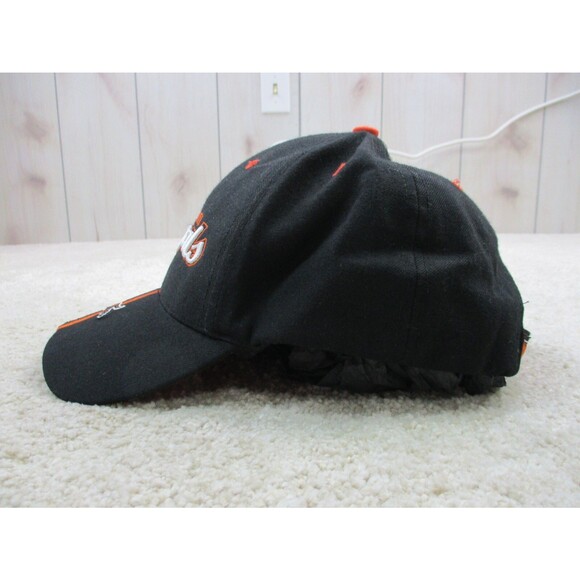 Cincinnati Bengals Hat Cap Strap Back One Size Black Orange NFL Football Mens - Picture 4 of 10